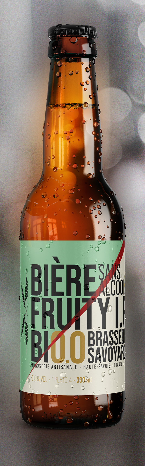 Bière fruity IPA bio 0.0 - Photo 1