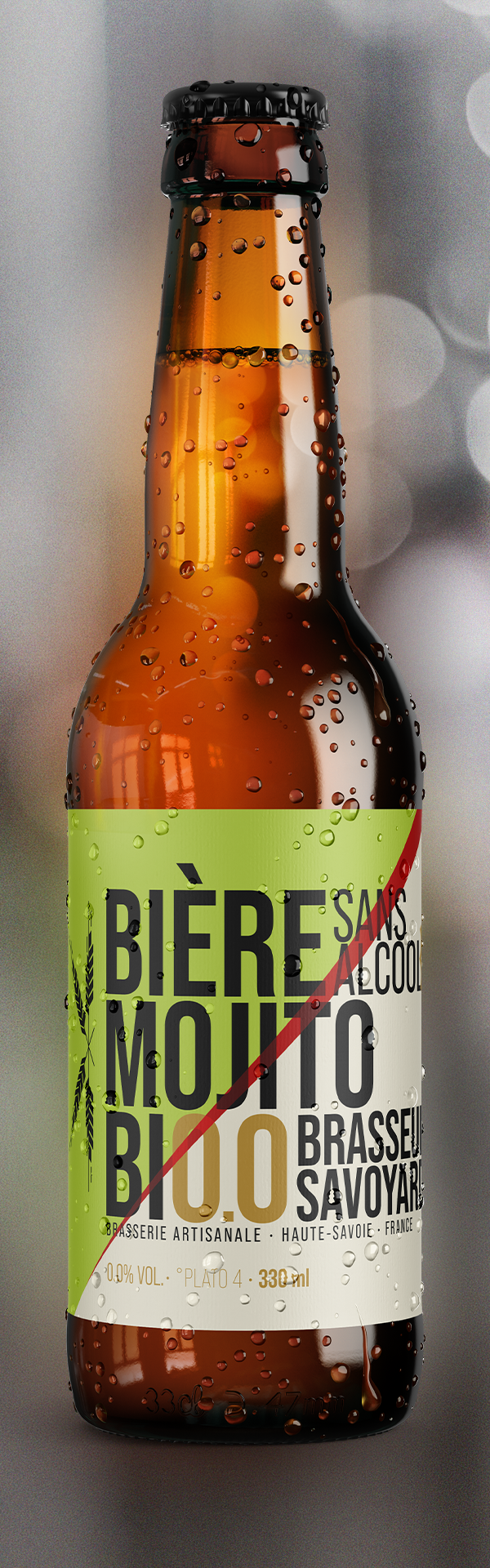 Bière Mojito Bio 0.0 - Photo 1